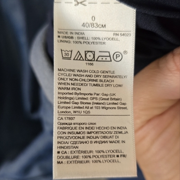 BANANA REPUBLIC Denim CHAMBRAY A Line Fit & Flare Short Sleeve Dress Size 0 - Picture 6 of 6